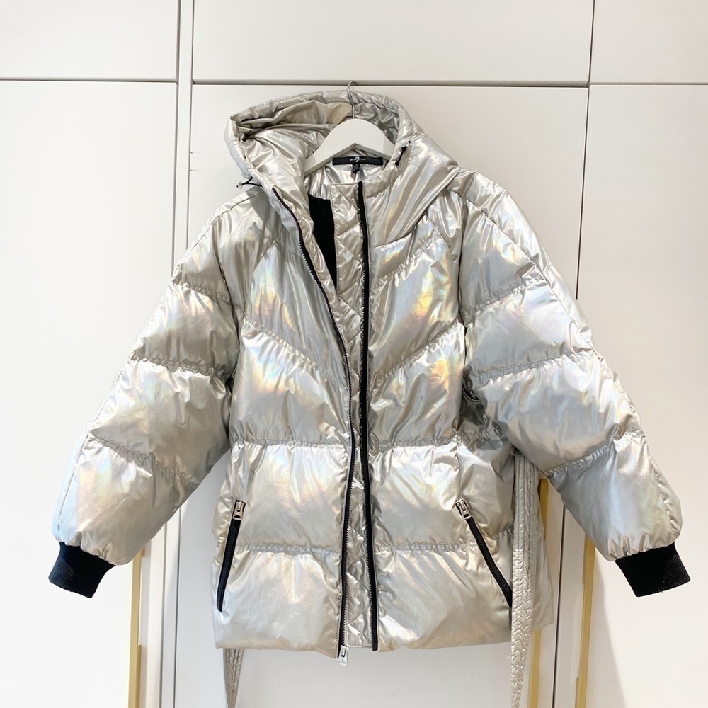 7 For All Man Kind Holographic Puffer - Picture 12 of 17